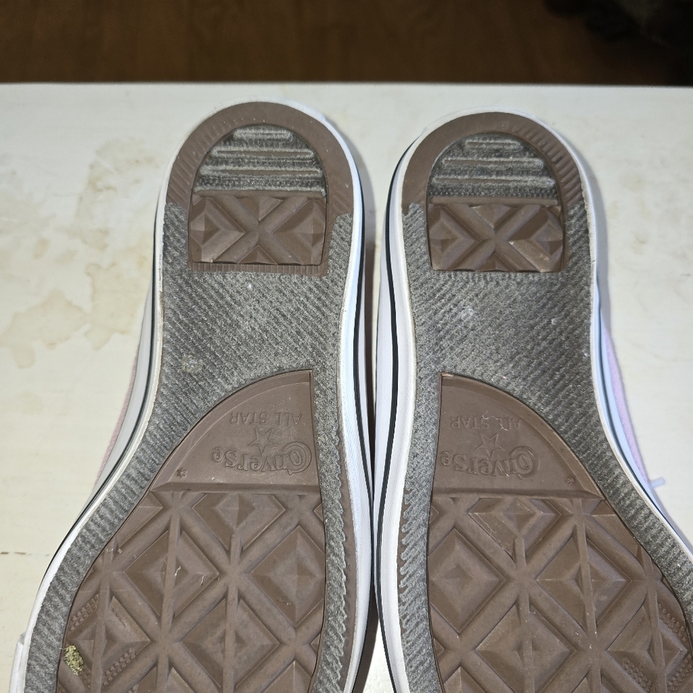 Convers Stylish Gray Canvas Sneakersmens Size 9.5 Great Shoe!! - Picture 4 of 12
